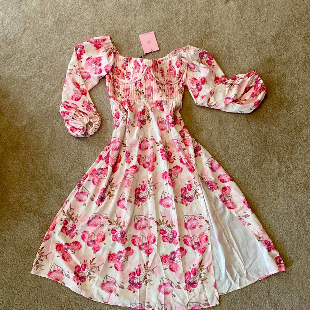 Hello Molly pink floral dress